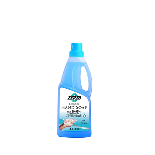 Zepto Handwash Blue Liquid Floral Hand Soap~ 1 Ltr