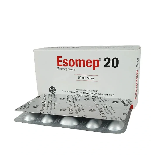 Esomep 20 mg Capsule ~ 1 Strip