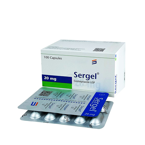Sergel 20 mg Capsule ~ 1 Strip