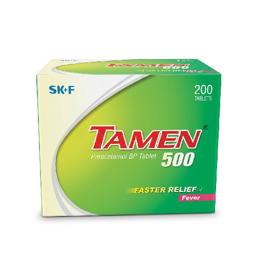 Tamen 500 mg Tablet ~ 1 Strip