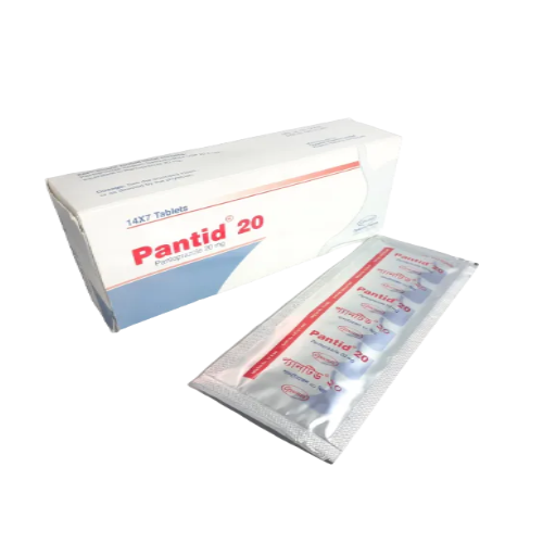Pantid 20 mg Tablet ~ 1 Strip