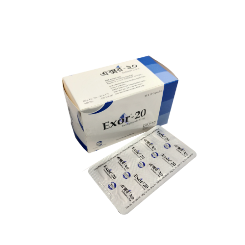 Exor 20 mg Capsule ~ 1 Strip